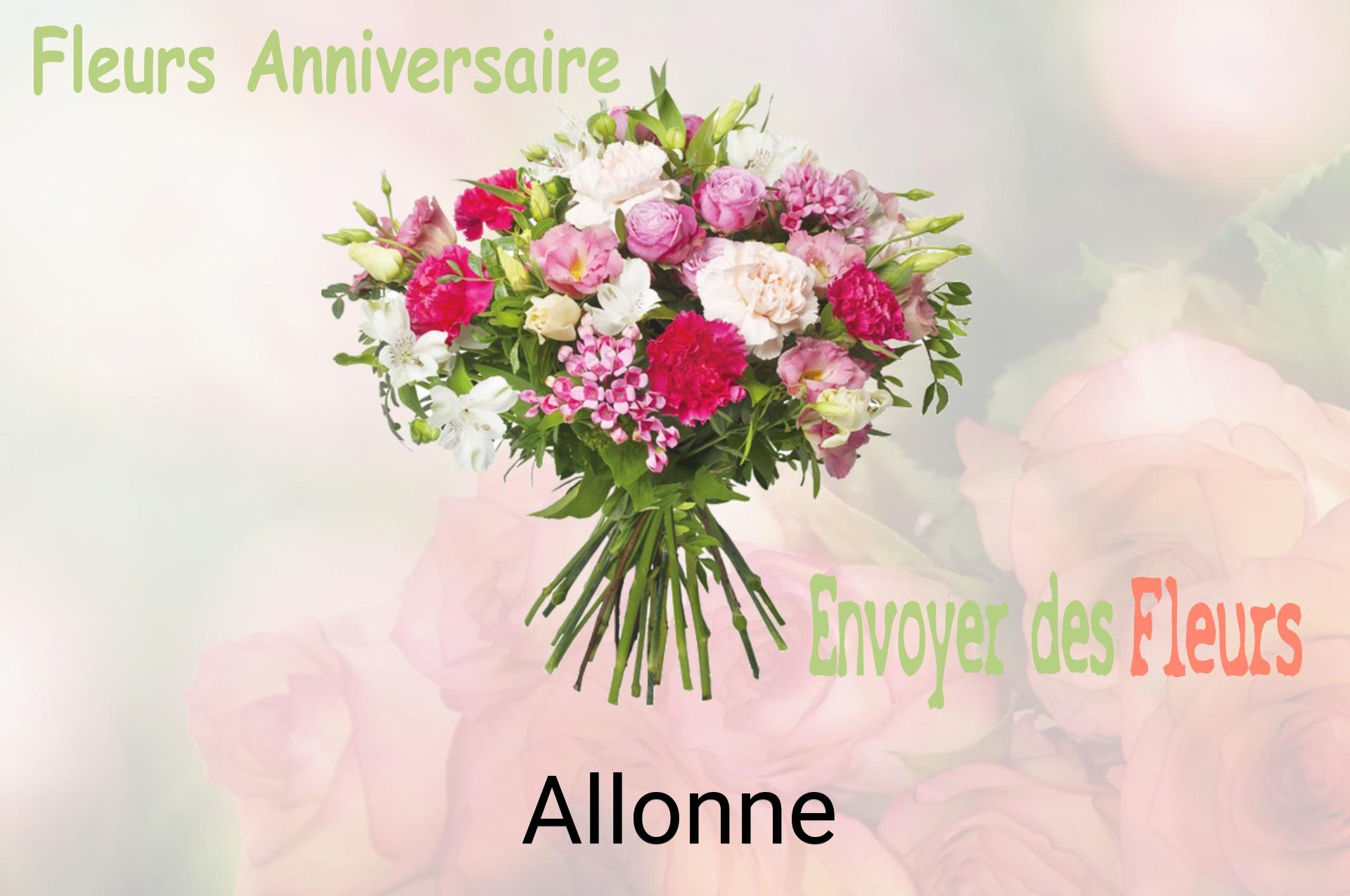 Bouquet de fleurs d’anniversaire livré à Allonne